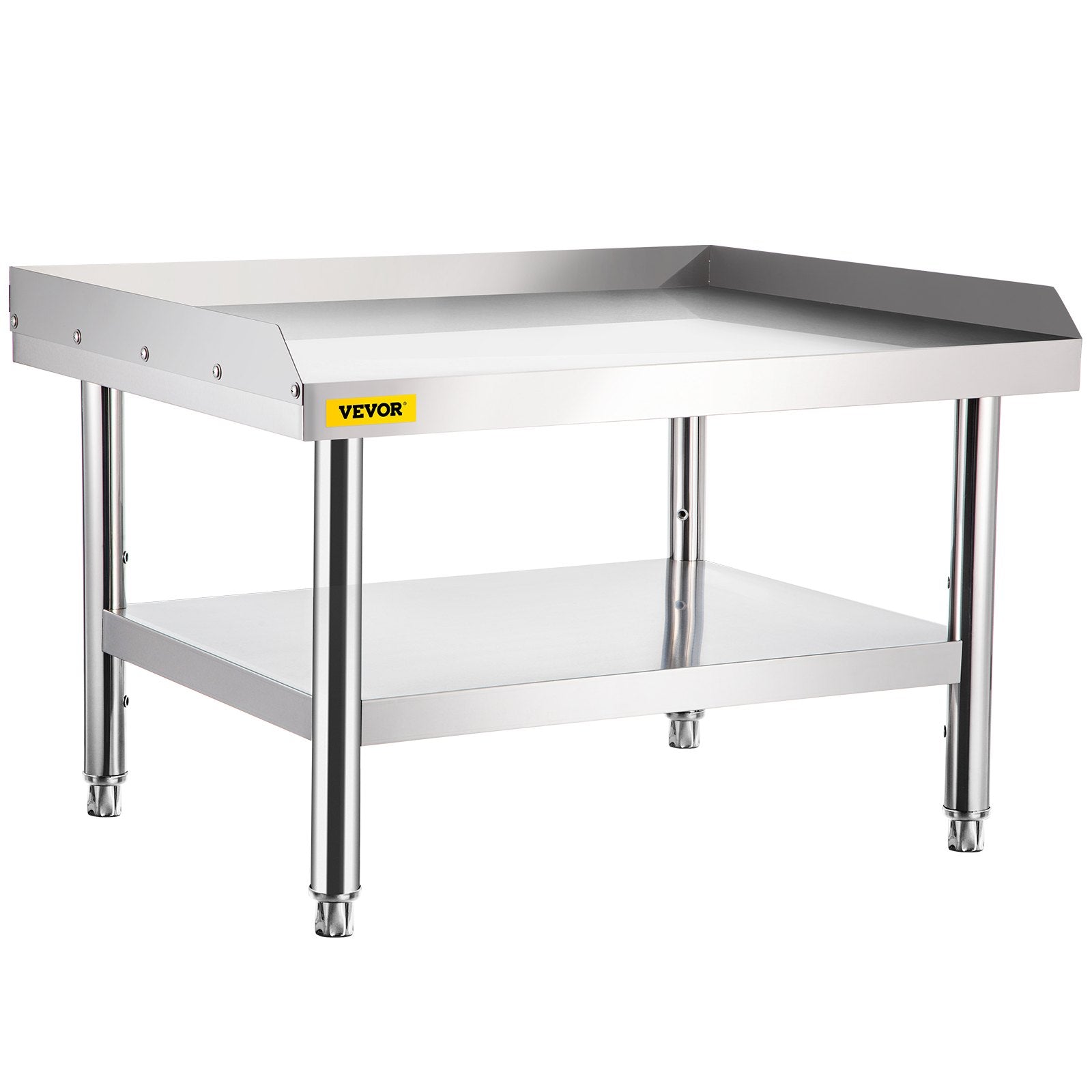 VEVOR Stainless Steel Equipment Grill Stand, 122 x 76 x 61cm Stainless Table