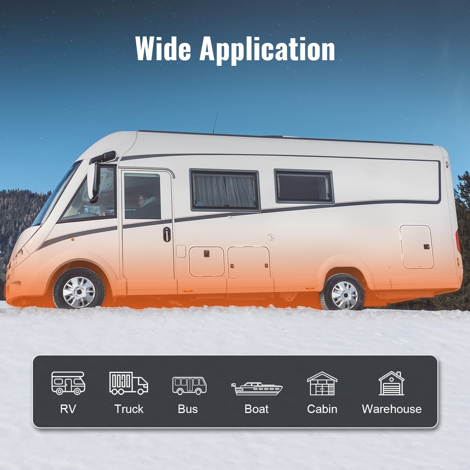 Bluetooth App Control Diesel Air Heater, 12V 8KW Diesel Heater with Automatic Altitude Adjustment, Remote Control and LCD, Diesel Parking Heater for RV Trailer Camper Van Boat